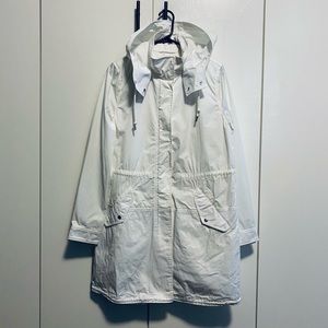 Uniqlo Fishtail Parka Jacket, White, S